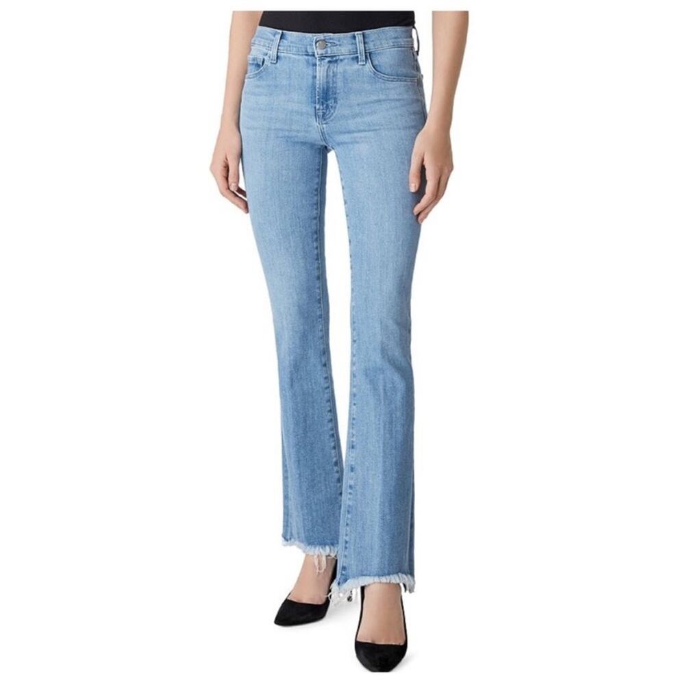 J Brand Sallie Mid Rise Bootcut Jeans in Cloudy Size 26